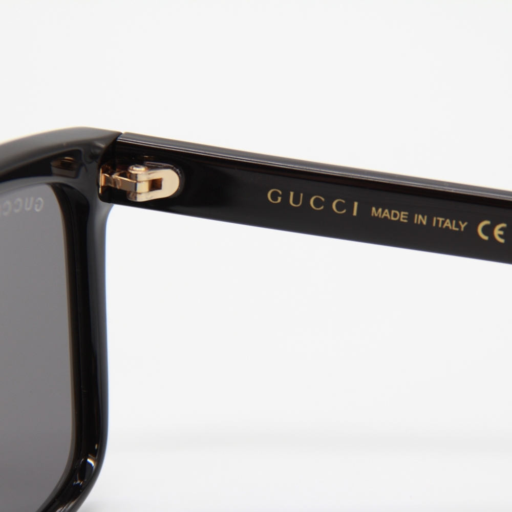 NEW GUCCI SUNGLASSES GG0748S 001 BLACK MEN GUCCI EYEWEAR - Picture 11 of 13